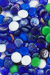 Image showing Background from multi-colored glass stones