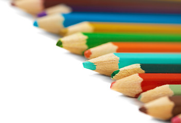 Image showing Pencils on white background