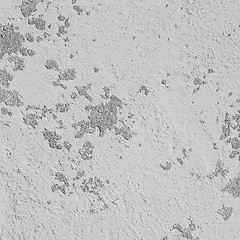 Image showing Damaged whitewash on concrete wall