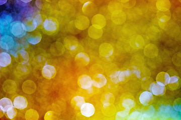 Image showing Abstract sparkling multi-colour blur background