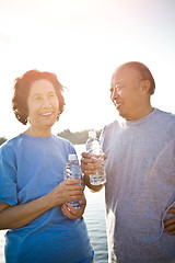 Image showing Senior asian couple