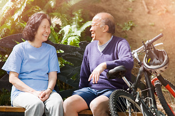 Image showing Senior asian couple