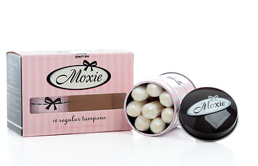 Image showing Moxie regular tampons