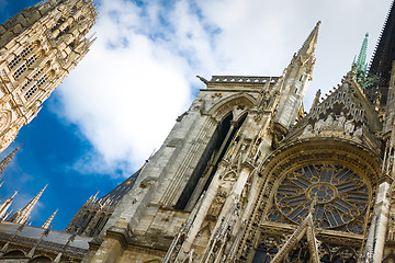 Image showing Notre Dame cathedral in Rouen