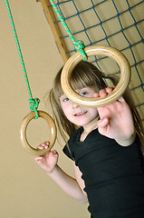 Image showing child at her homegym