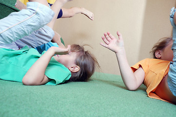 Image showing happy playful children