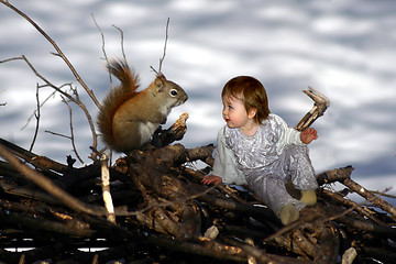 Image showing Chat with a Squirrel