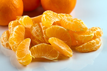 Image showing Peeled Clementines