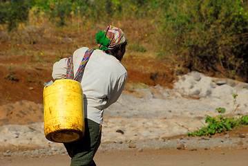 Image showing African woman