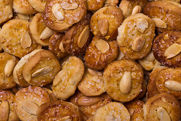 Image showing Biscuits with almond