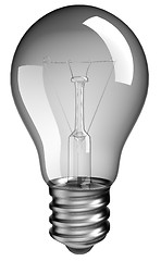 Image showing Solution or idea: lightbulb over white