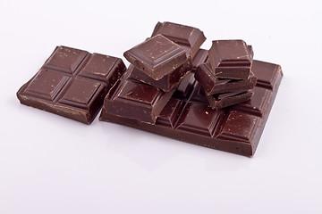 Image showing Chocolate pieces