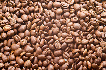 Image showing Coffee beans background