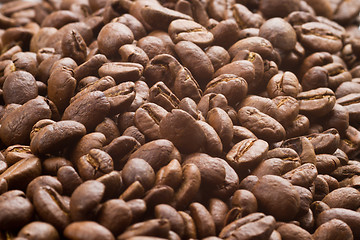 Image showing Coffee beans background