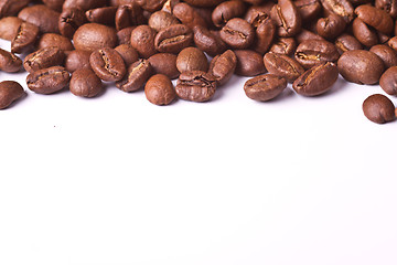Image showing Coffee beans stack