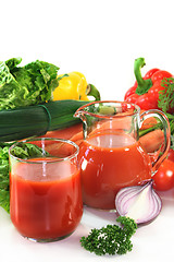 Image showing Vegetable juice