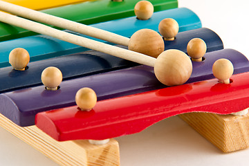 Image showing Colorful Xylophone