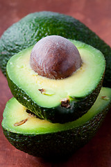 Image showing Avocado halves