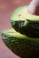 Image showing Avocado halves