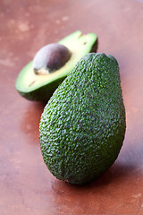 Image showing Avocado halves