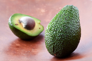 Image showing Avocado halves