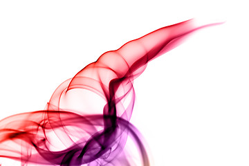 Image showing Colored with gradient colorful smoke abstract