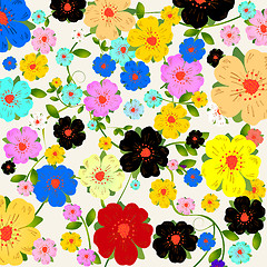 Image showing Floral fantasy background