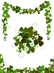 Image showing Decorative clover design 