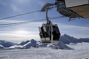 Image showing Ski lift