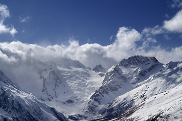 Image showing Caucasus Mountains. Dombay.