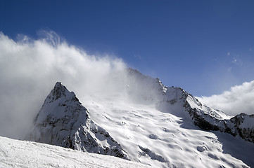 Image showing Cloudy Mountains