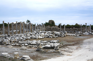 Image showing Ruins in Side, Turkey