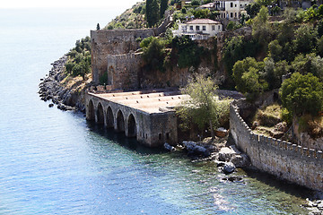 Image showing Alanya shipyard