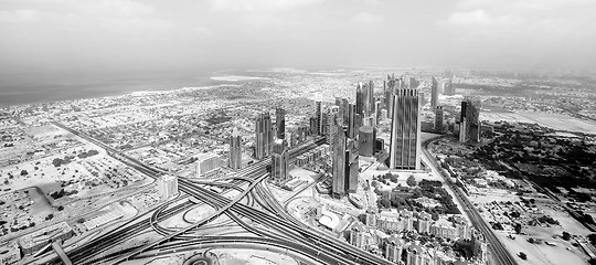 Image showing Dubai panorama view