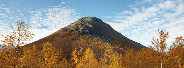 Image showing Large ancient extinct volcano