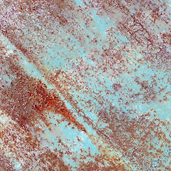 Image showing Rusty metal surface