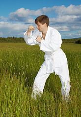 Image showing People engaged in martial arts