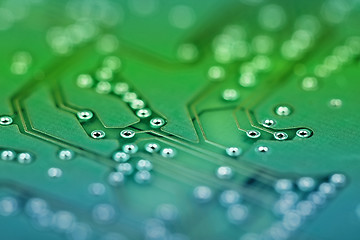 Image showing Circuit board - technological abstract background