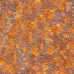 Image showing Seamless texture - metal with corrosion