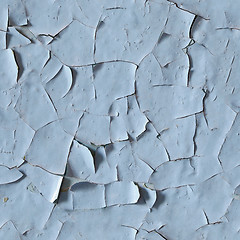 Image showing Seamless structure - old cracked paint