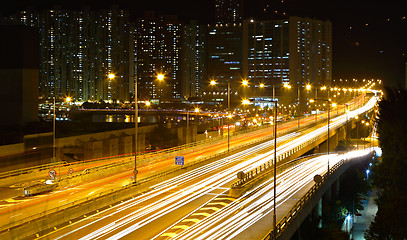 Image showing modern city at night