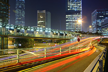 Image showing modern city at night