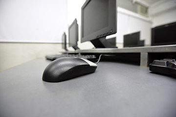 Image showing workplace room with computers