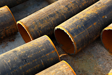 Image showing metal pipes