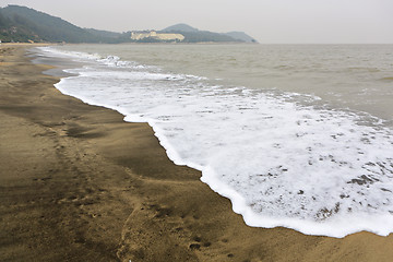 Image showing Dirty beach