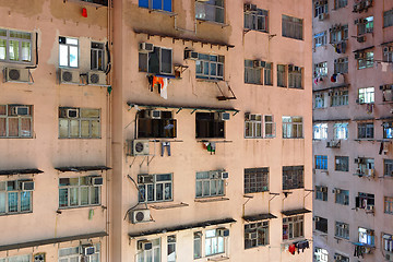 Image showing Hong Kong public housing apartment block