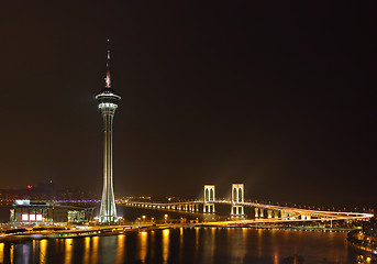 Image showing Macau at night