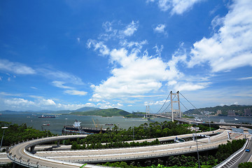 Image showing Tsing Ma Bridge