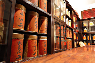 Image showing Retro chinese tea shop