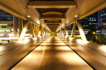 Image showing modern flyover at night